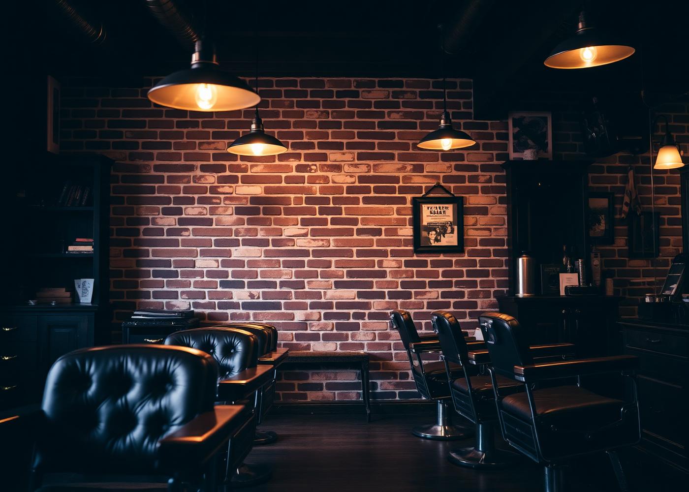 Interior of Carlos The Barber shop